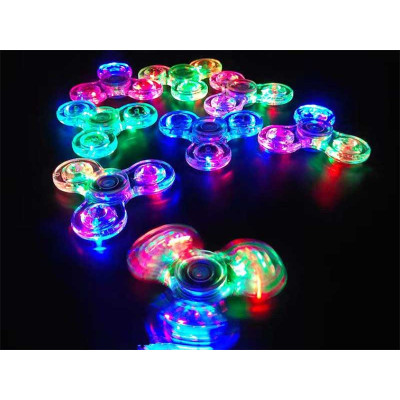 Fidget Spinner with multicolored LEDs